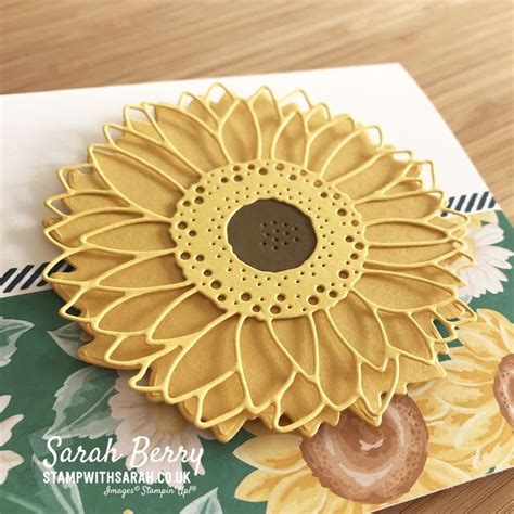 craft passion sunflower die
